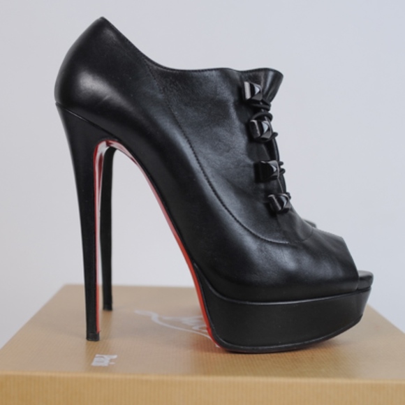 Christian Louboutin Pyramid 150 heel pumps 39.5 red bottom shoes - Picture 3 of 8